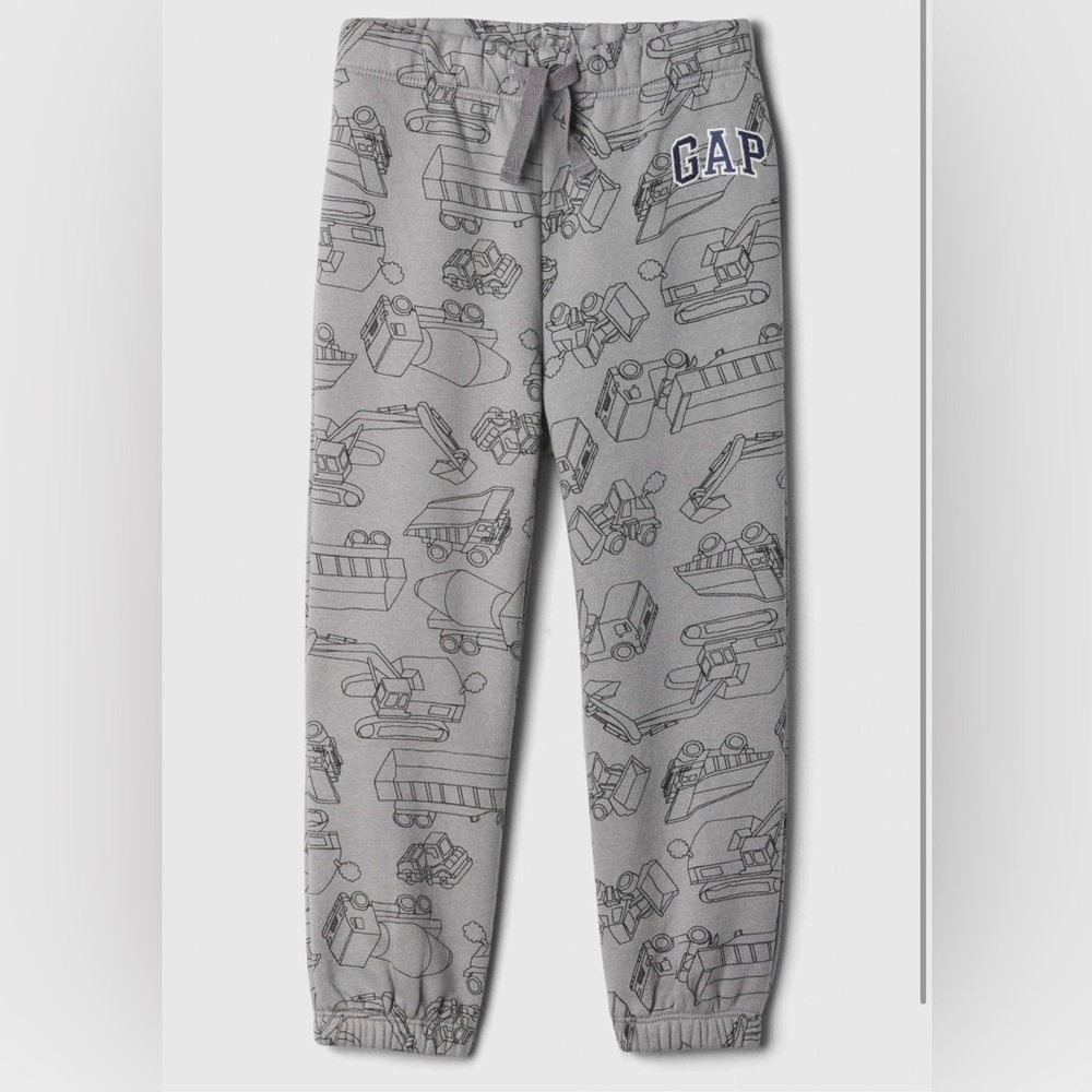 NWT GAP Toddler Construction Vehicle Joggers